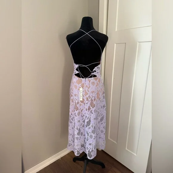 New | For Love and Lemons Rosemary Midi Dress Small - Picture 5 of 6